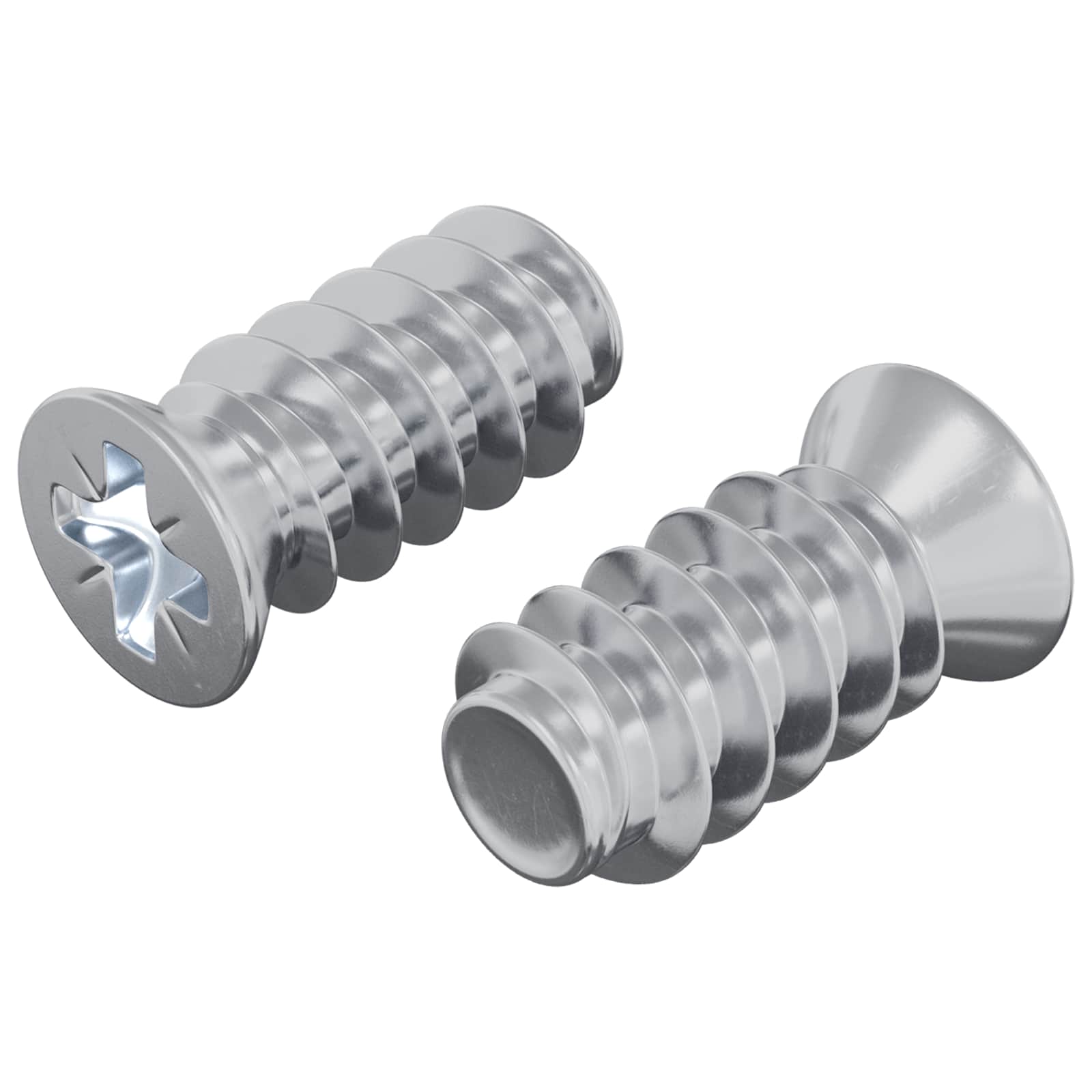 Vidaxl bout 2 pcs zilver m6 x 12 mm ijzer