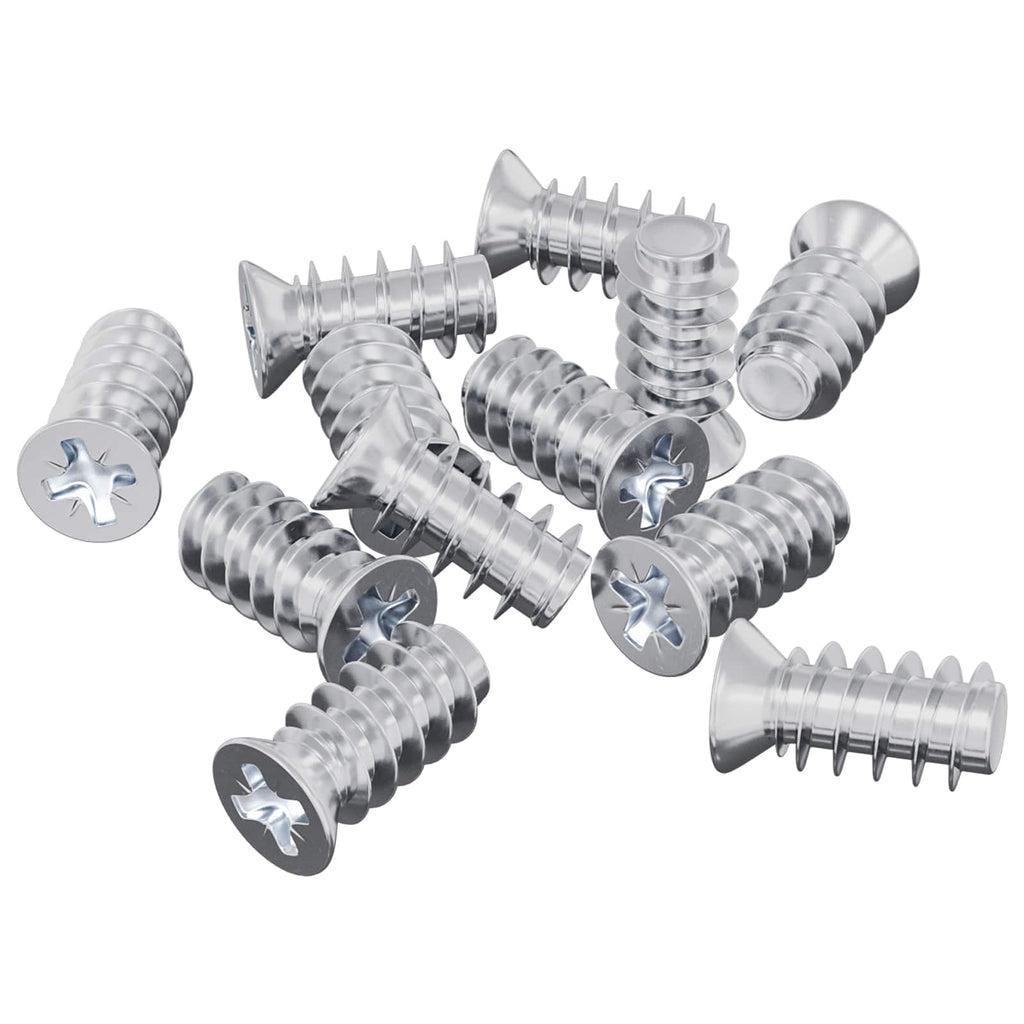Vidaxl bout 10909 pcs zilver m6 x 12 mm ijzer
