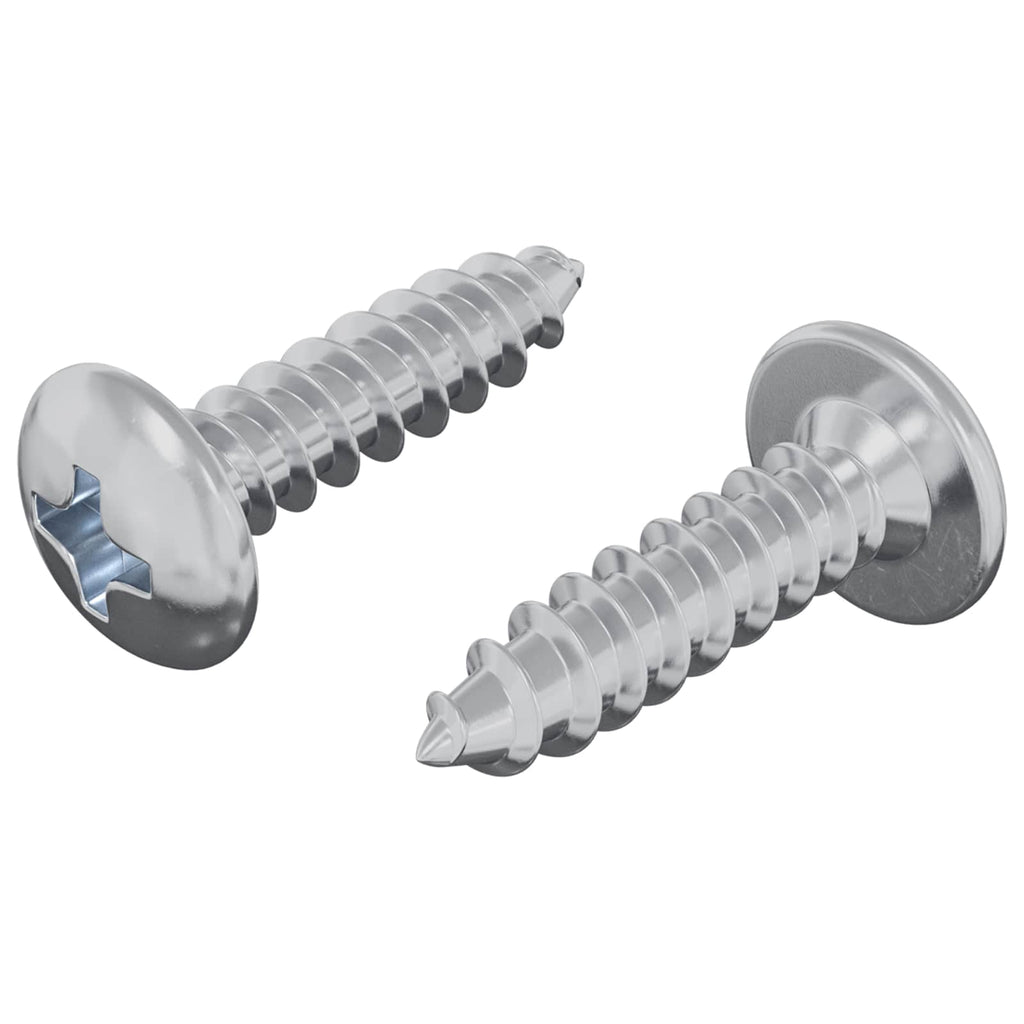Vidaxl bout 2 pcs zilver m4 x 16 mm staal