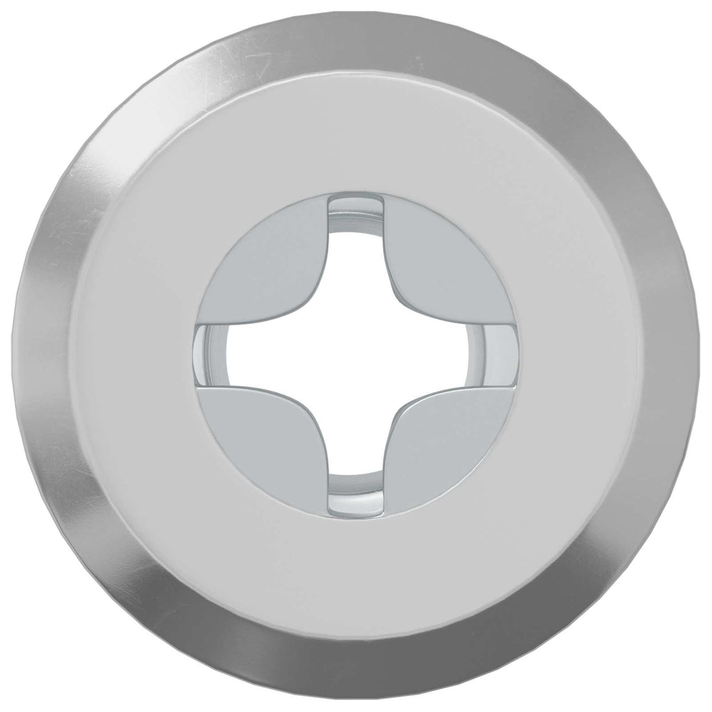 Vidaxl slotmoer 2 pcs zilver m6 x 15 mm staal