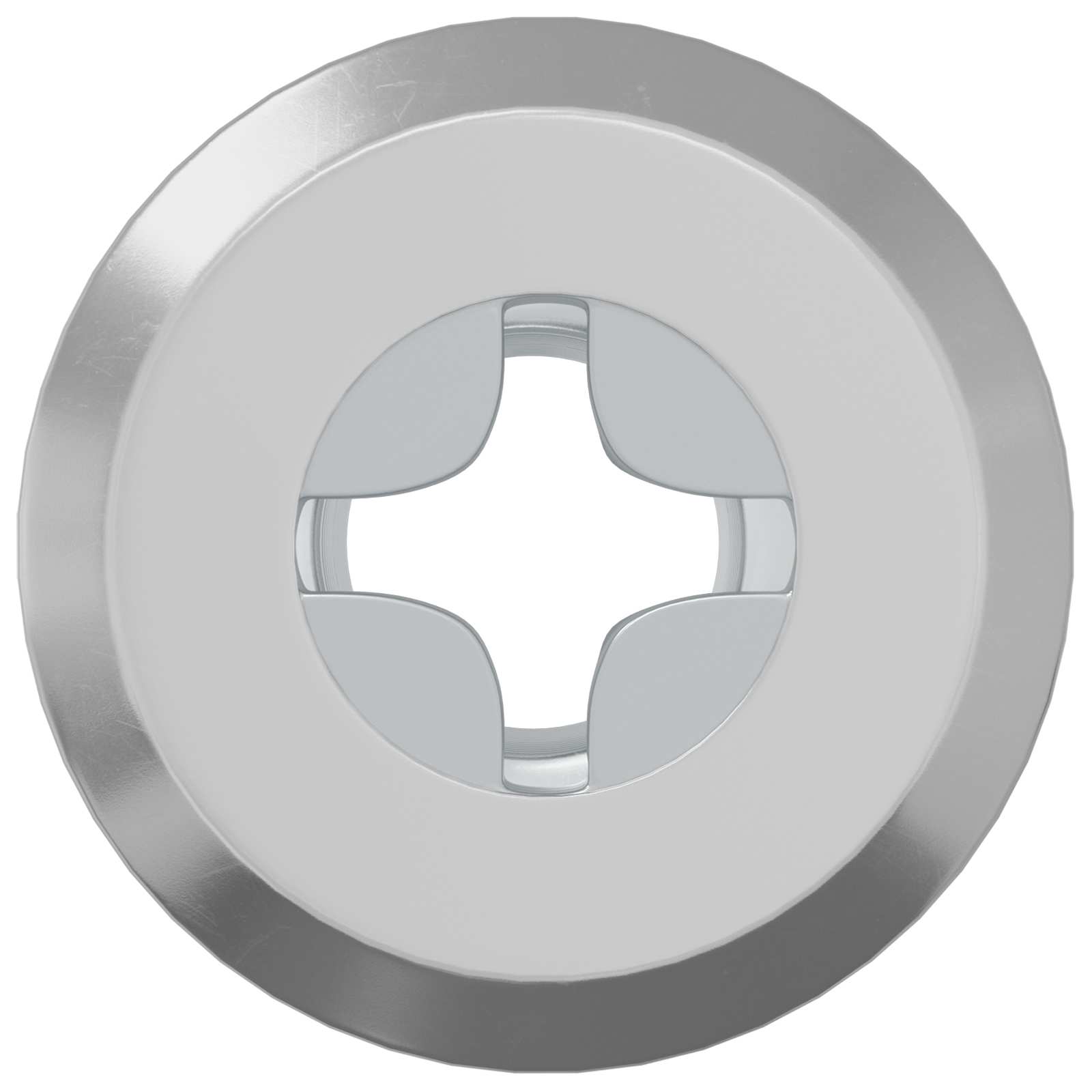 Vidaxl slotmoer 12 pcs zilver m6 x 15 mm staal
