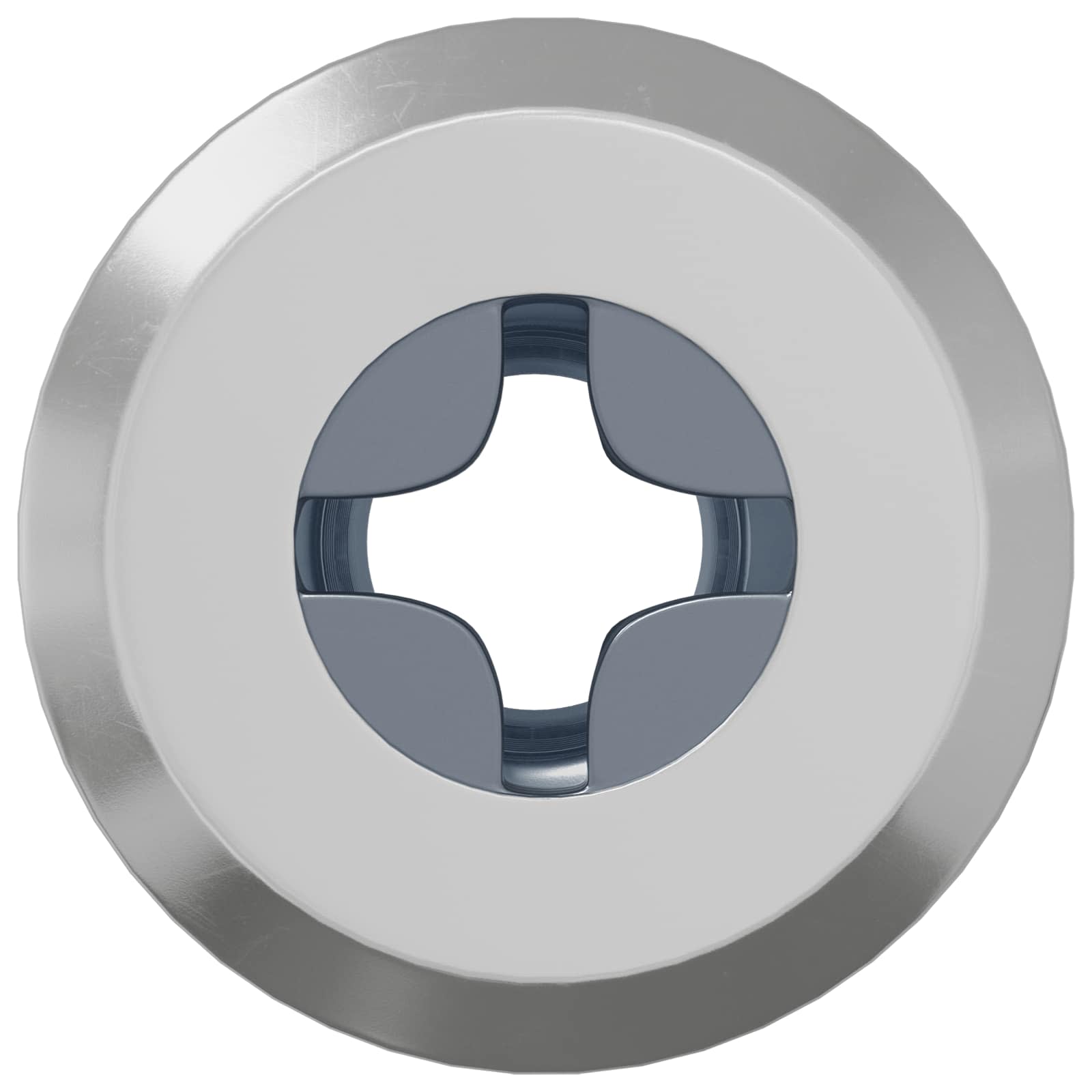 Vidaxl slotmoer 2 pcs zilver m6 x 15 mm staal