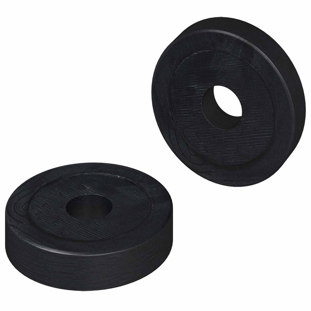 Vidaxl geschikt voor vlakke ringen 2 pcs zwart ∅15 x 3 mm