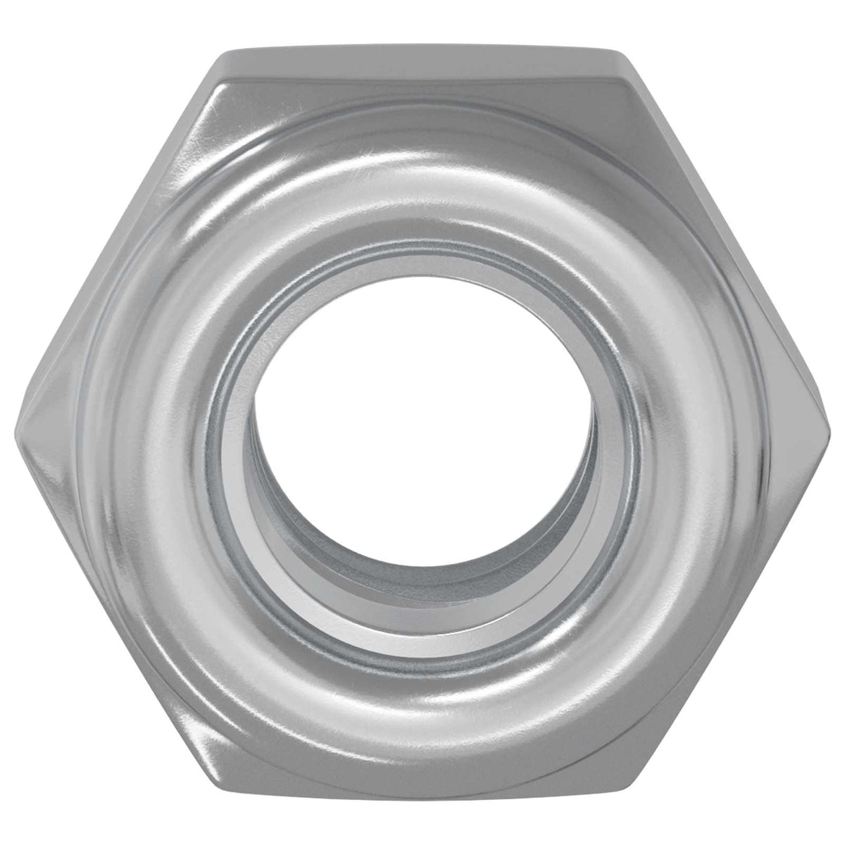 Vidaxl moer 12 st zilver m6 x 10 mm ijzer