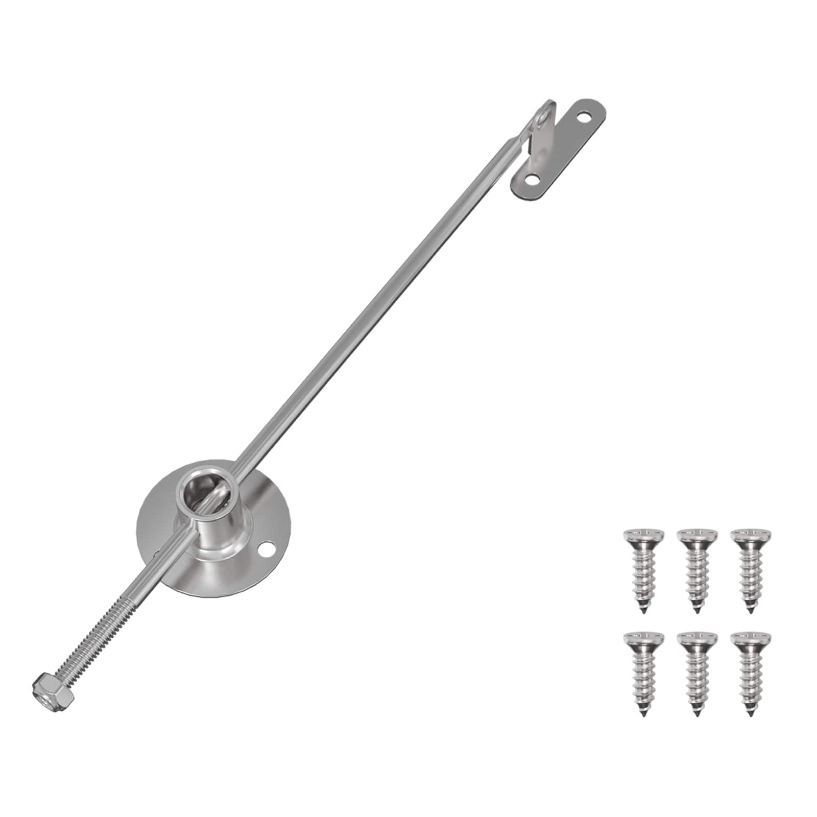 Vidaxl gasveer 12 pcs zilver 190 mm ijzer