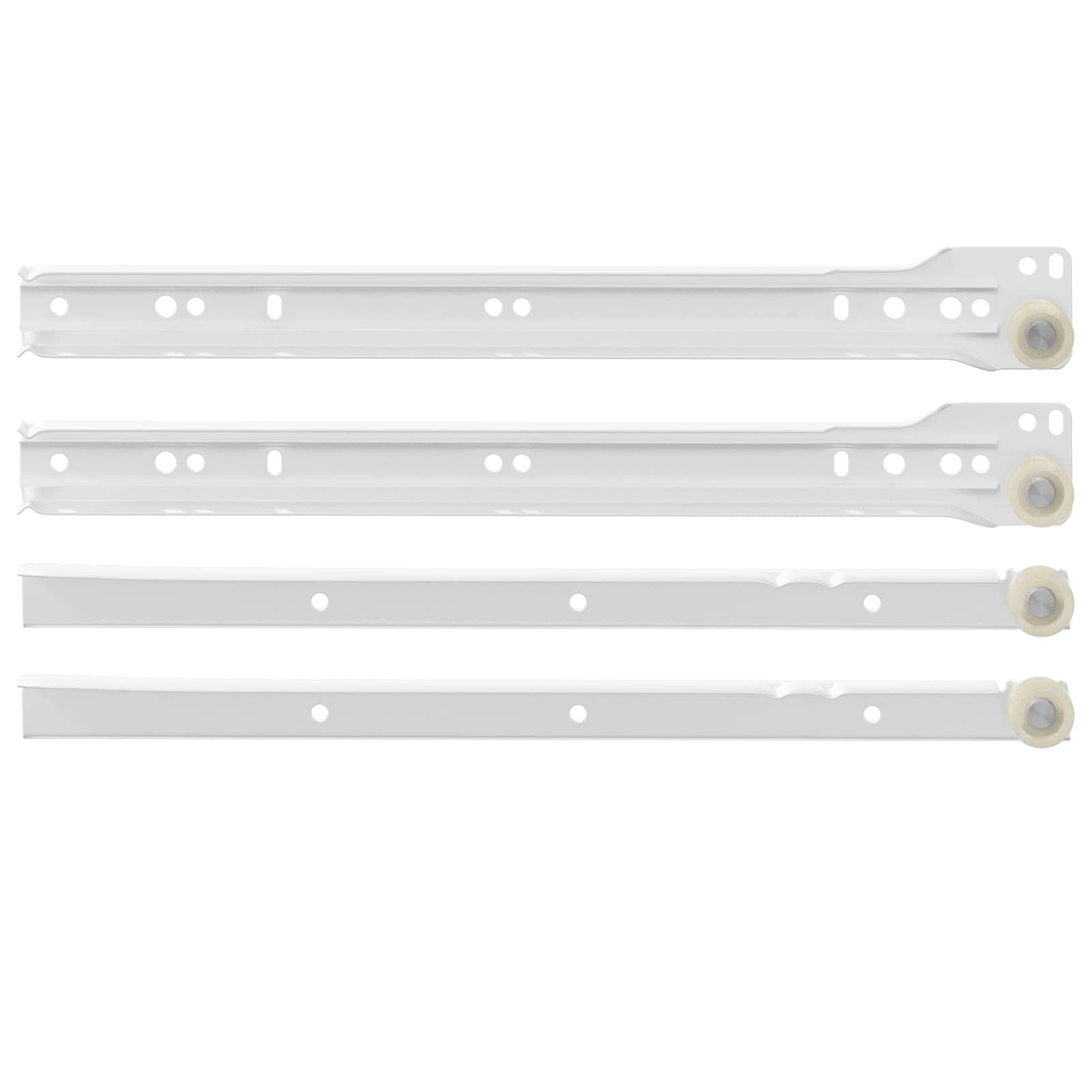 Vidaxl ladegeleider 73 pcs wit staal
