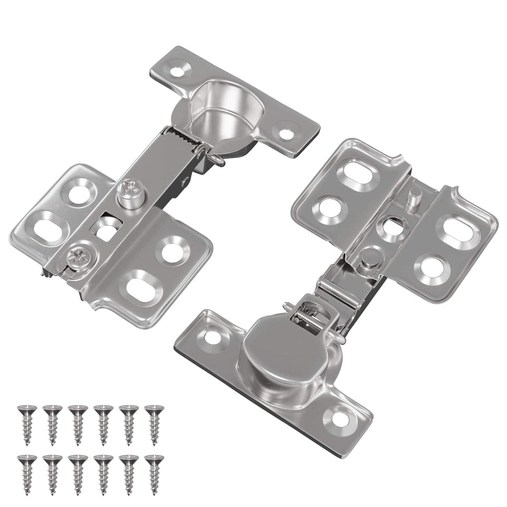 Vidaxl scharnier 2 pcs nikkel 85 x 52,5 x 9,5 mm ijzer