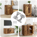 Vidaxl scharnier 2 pcs nikkel 85 x 52,5 x 9,5 mm ijzer