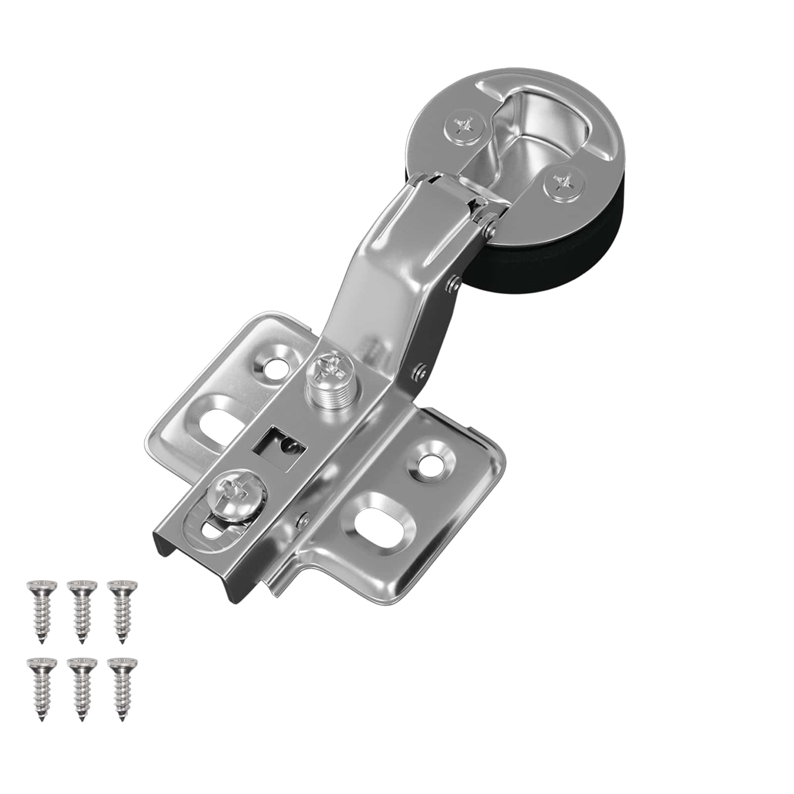 Vidaxl scharnier 123 pcs zilver 35 mm ijzer
