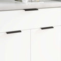 Vidaxl handvat 12 pcs zwart 120 x 39.6 x 17 mm aluminium