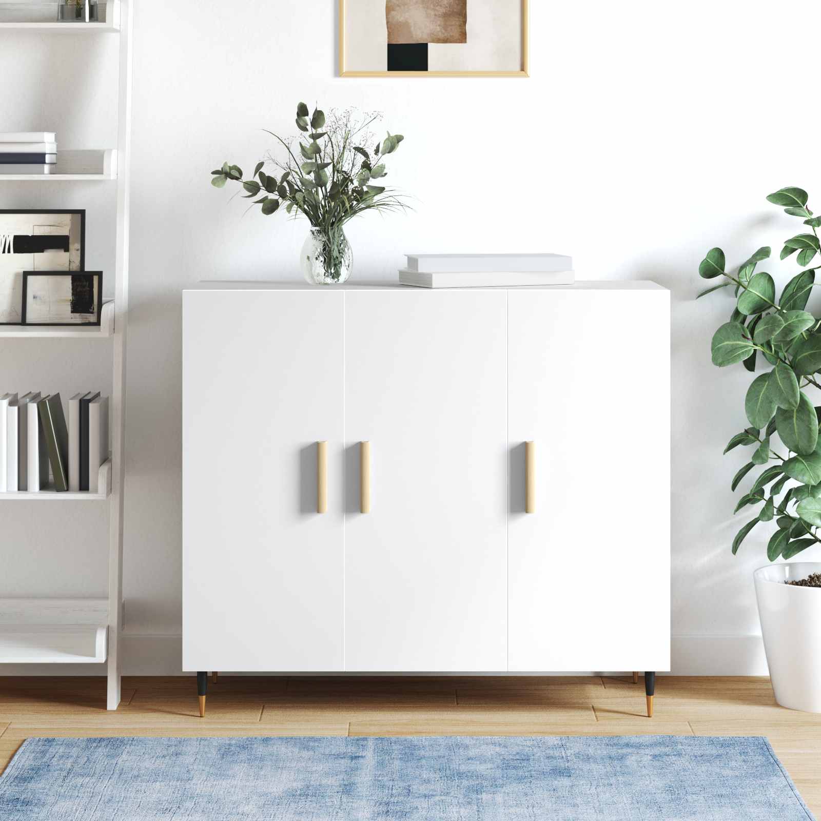 Vidaxl rechthoekige handgreep 587 pcs natuurlijke houtkleur
