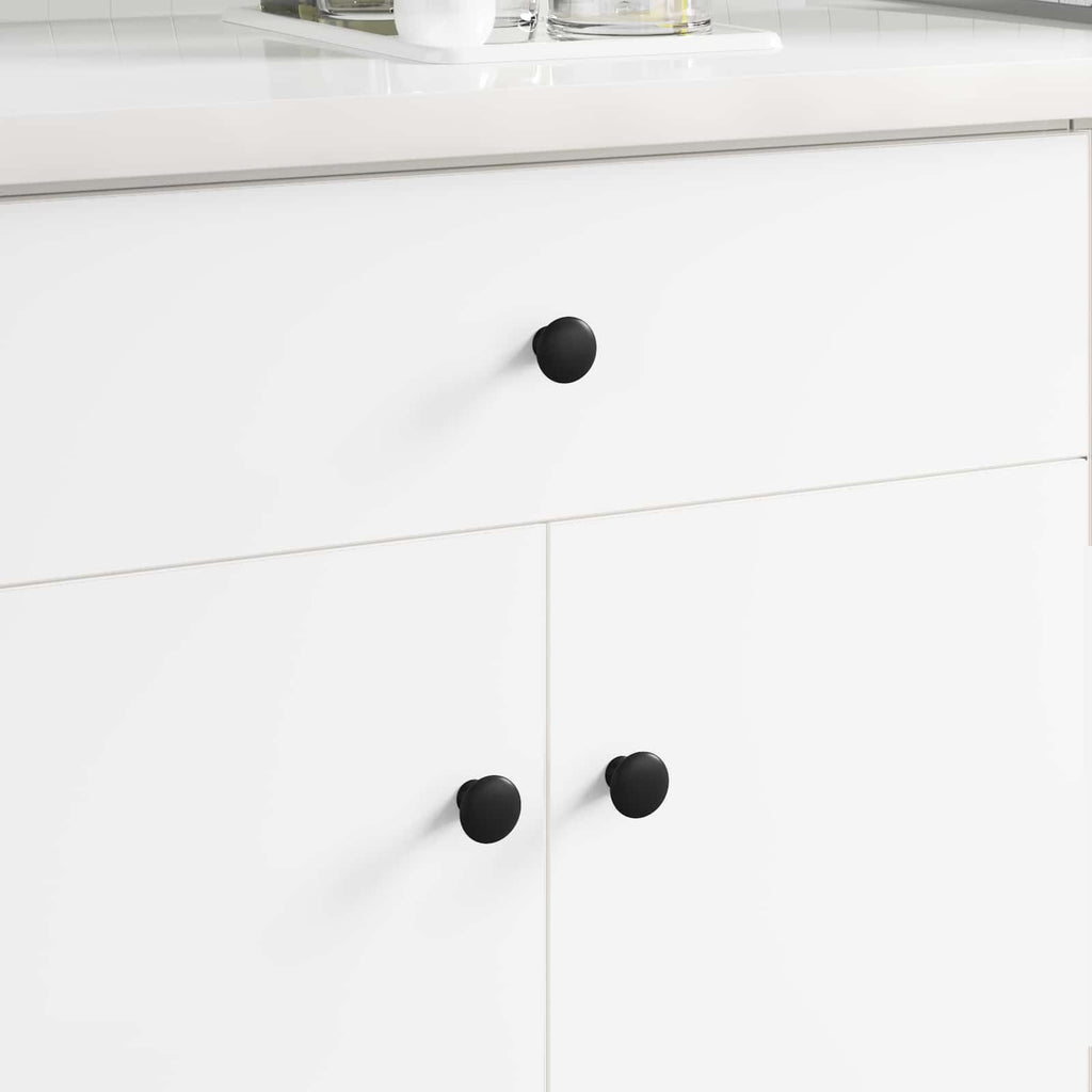Vidaxl handvat 2 pcs zwart ø30 mm aluminium