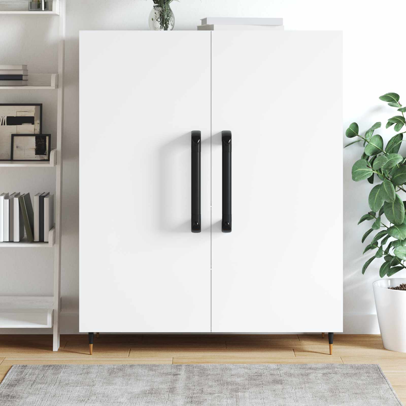 Vidaxl handvat effen 69 pcs zwart 380 x 34 x 85 mm aluminium en pp