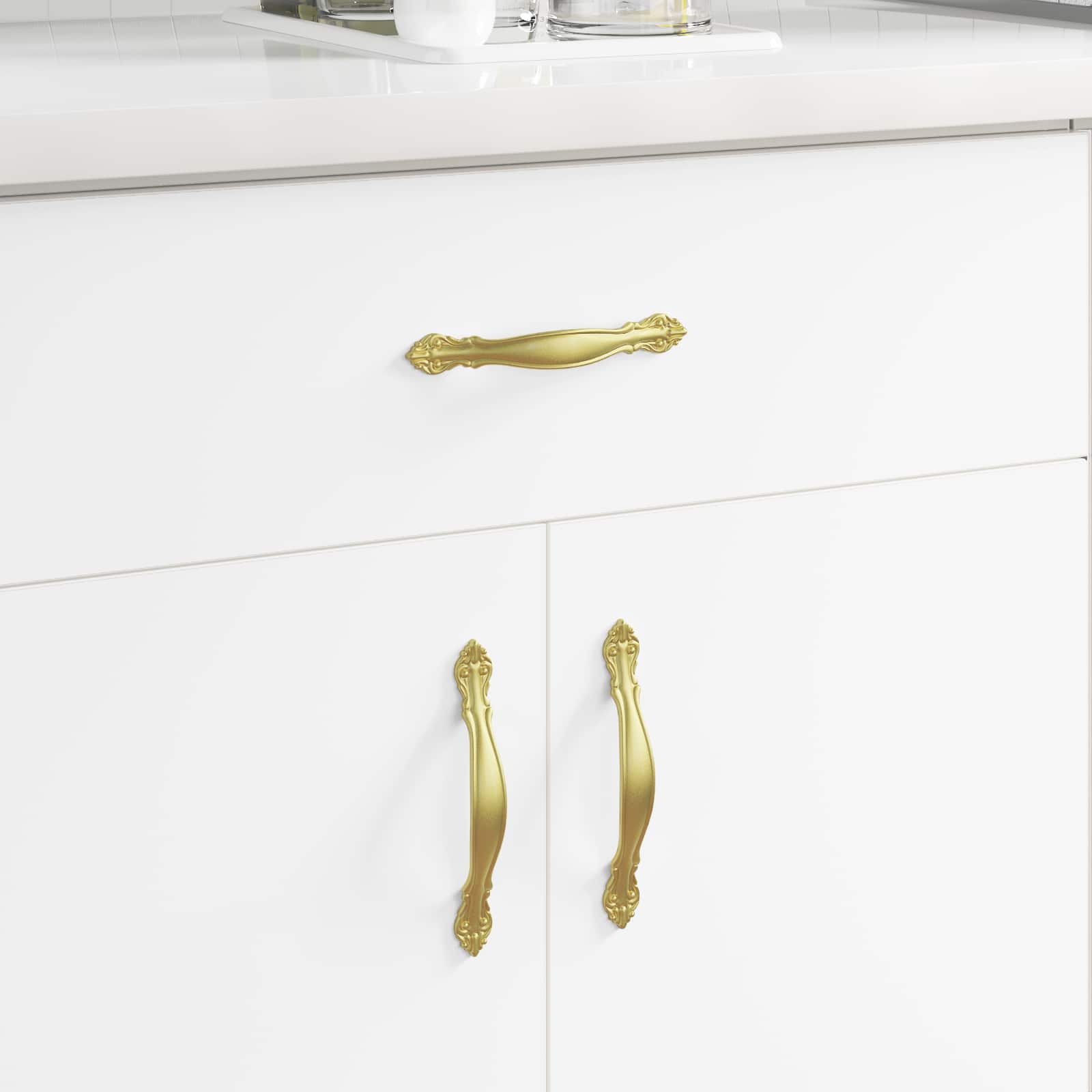 Vidaxl handvat 2 pcs goud 143 x 19,2 x 20 mm zinklegering