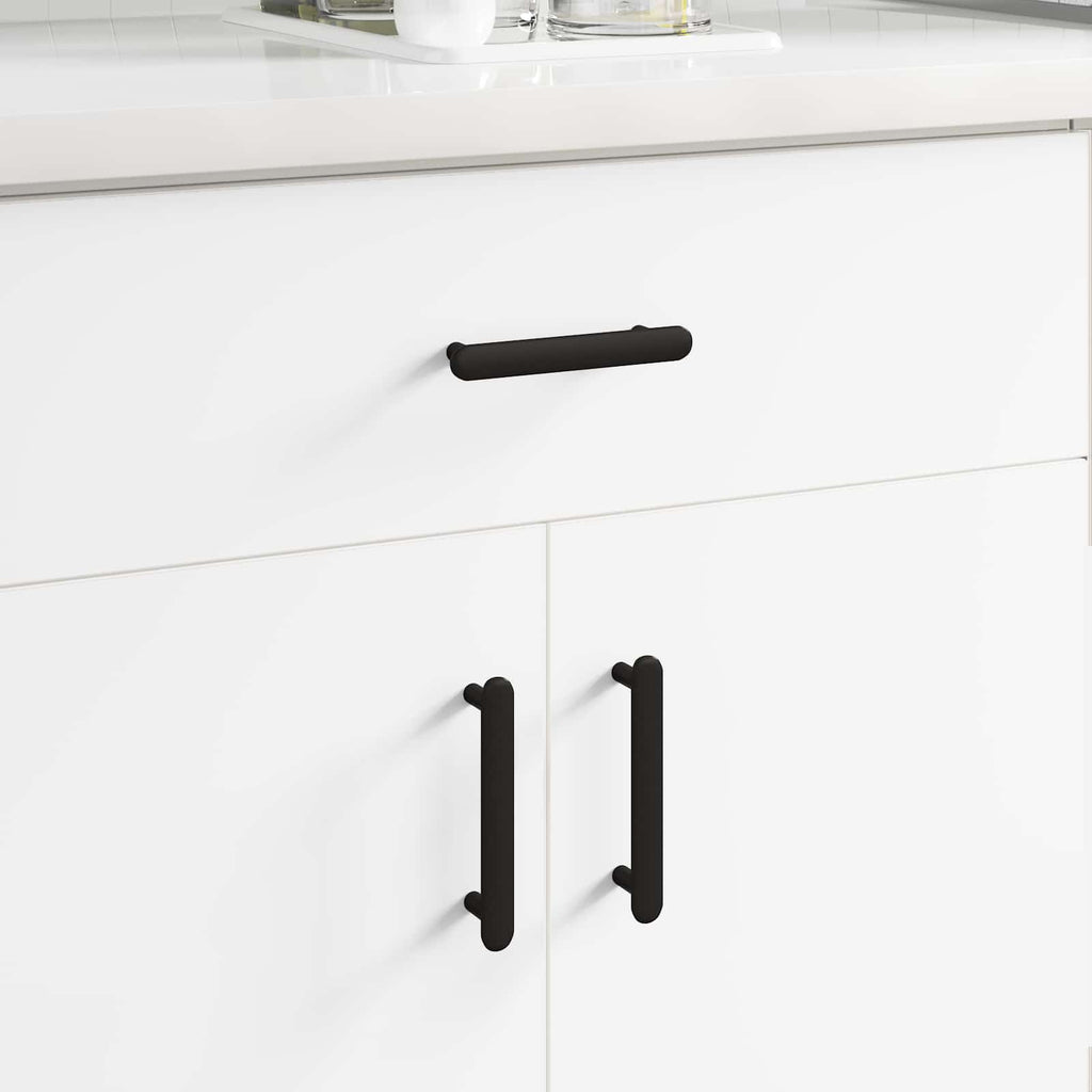 Vidaxl kasthandgreep 2 pcs zwart 121 x 16.6 x 28.3 mm ijzer