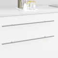 Vidaxl kasthandgreep 12 pcs zilver 700mm roestvrij staal