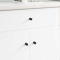 Vidaxl kastknoppen 968 pcs zwart ijzer