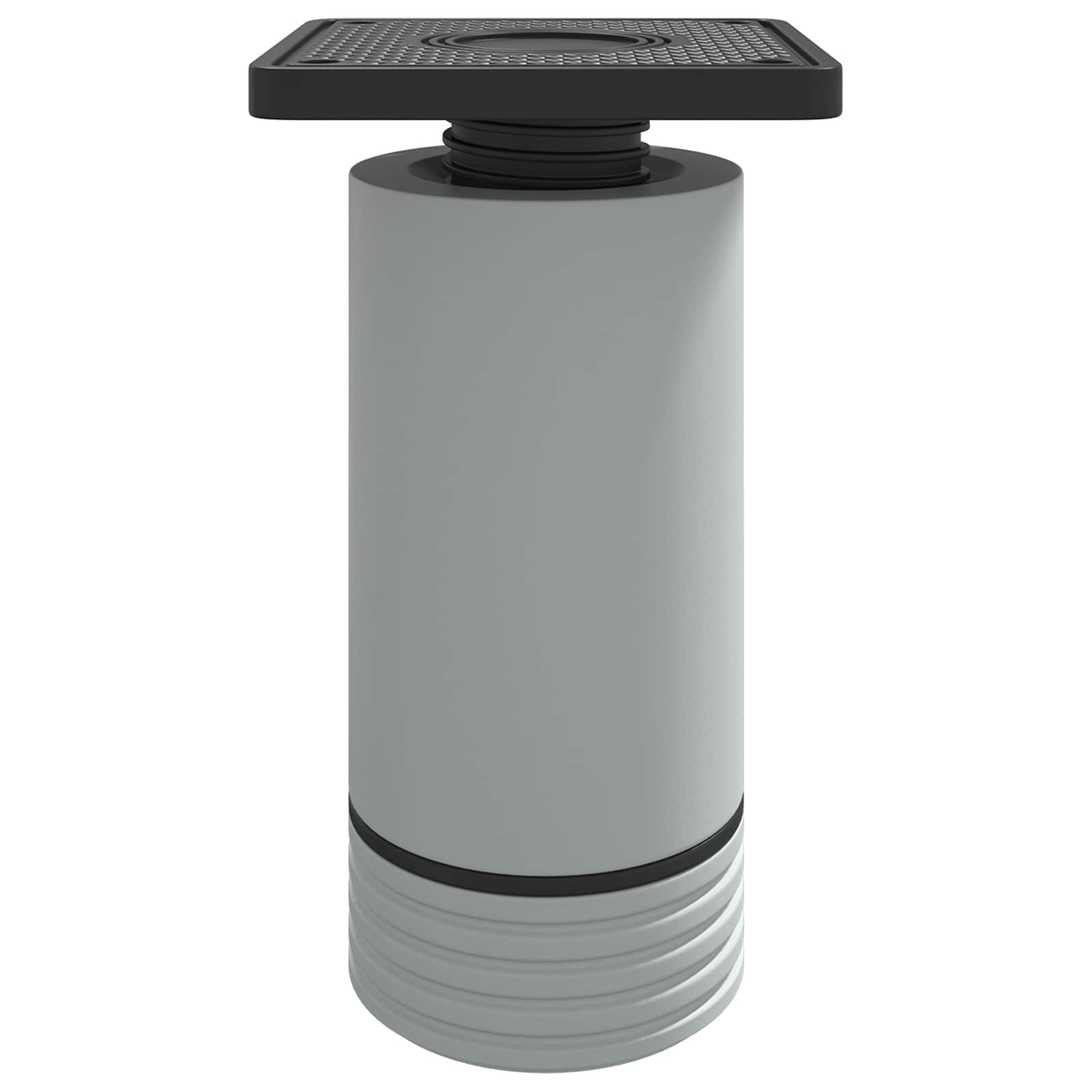Vidaxl meubelpoten verstelbaar 12 pcs wit 64 x 64 x 100 mm pp