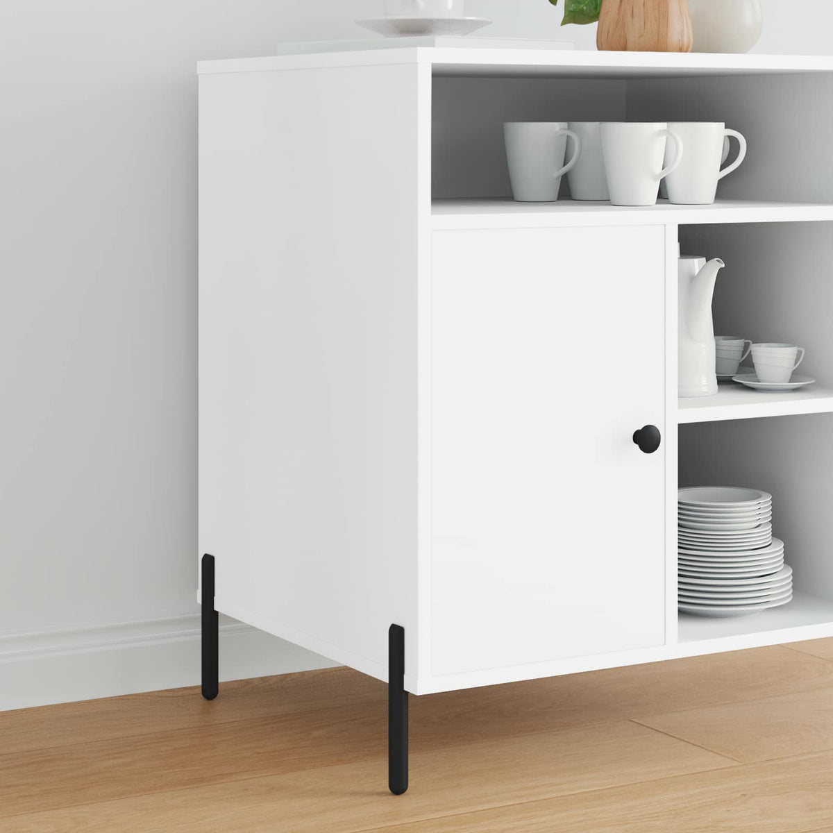 Vidaxl meubelpoten 12 st zwart 66 x 36 x 160 mm ijzer