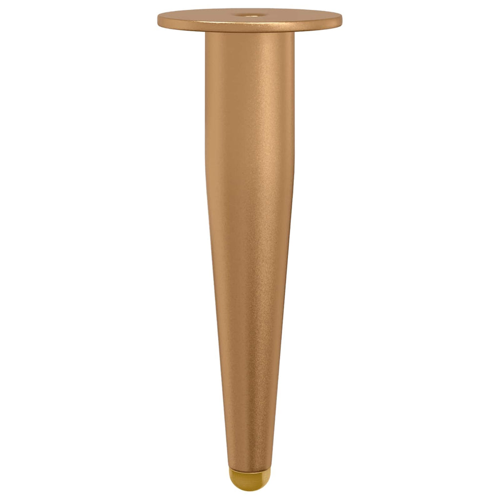 Vidaxl staande poten 2 pcs goud 98 x 40 mm ijzer