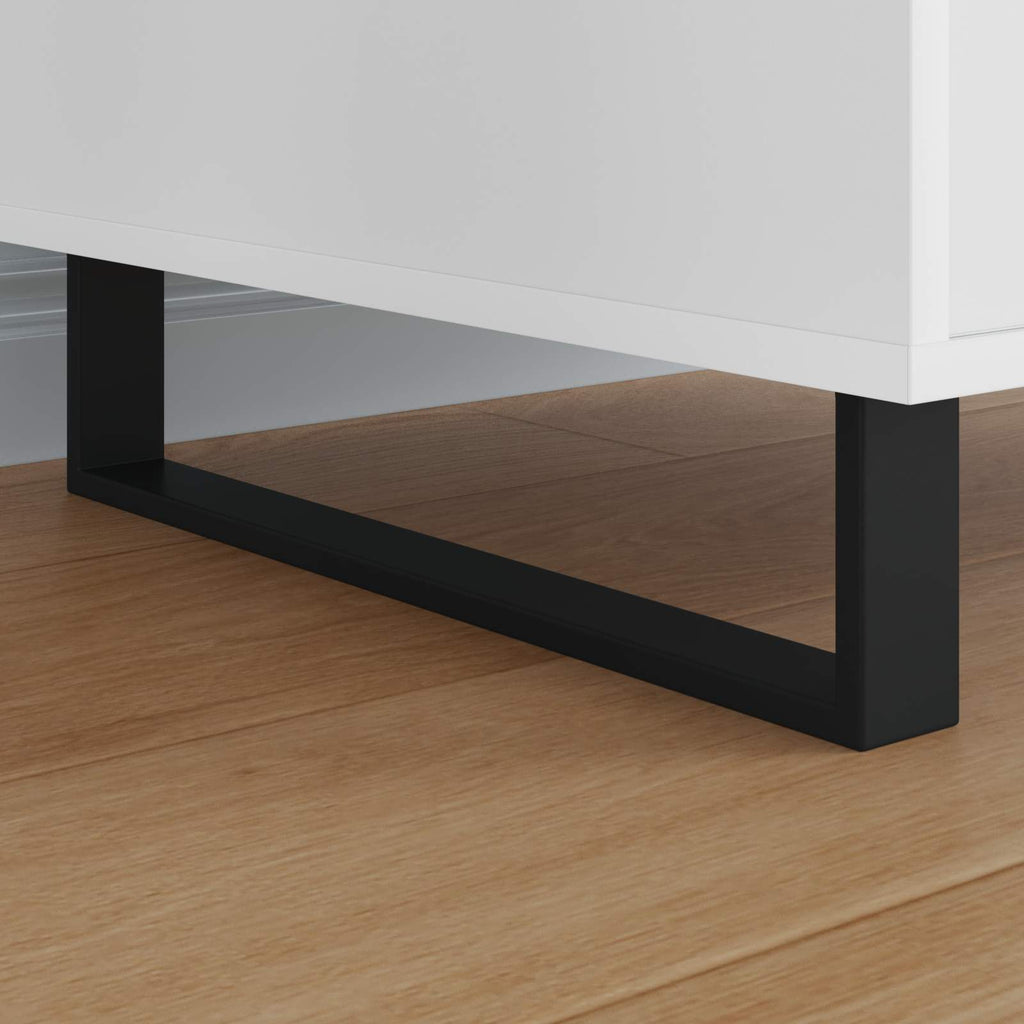 Vidaxl meubelpoten 12 st zwart 436 x 40,5 x 100 mm ijzer
