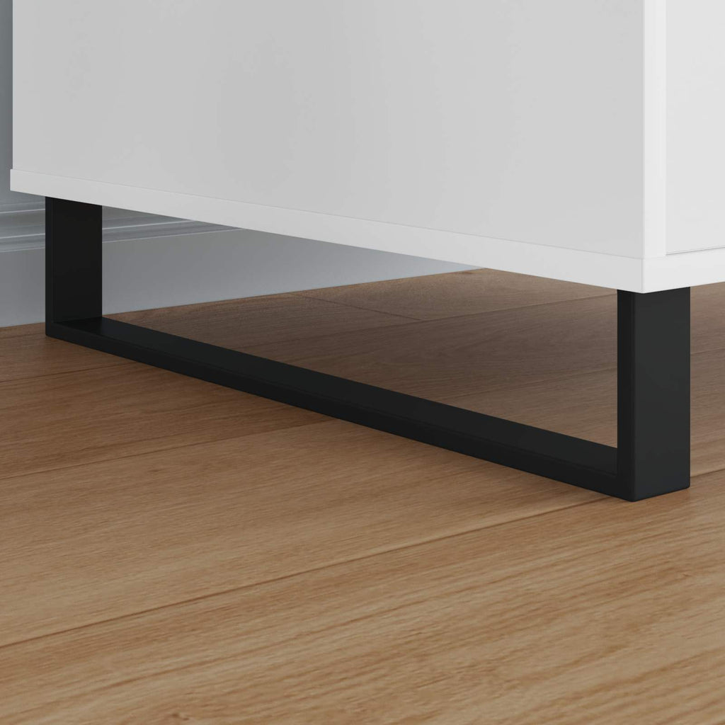 Vidaxl meubelpoten 12 st zwart 546 x 40,5 x 100 mm ijzer