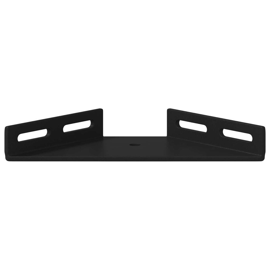 Vidaxl hoekbeugel 2 pcs zwart 138,5 x 50,5 x 16 mm ijzer