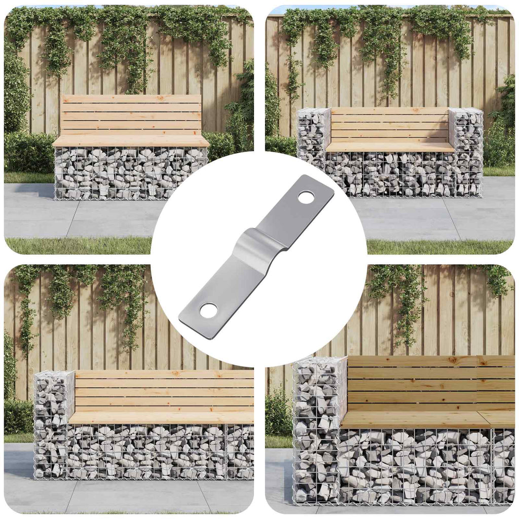 Vidaxl strijkplaat 12 st zilver 50 x 10 x 1,2 mm ijzer