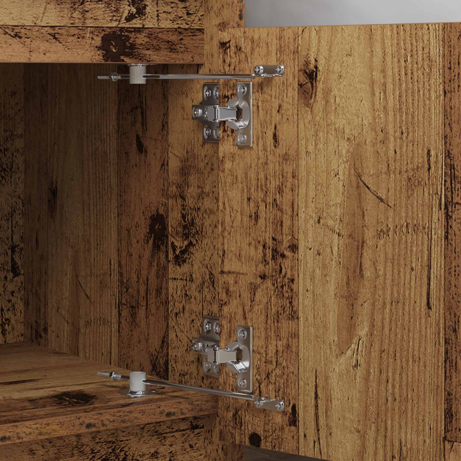 Vidaxl deksel ondersteunend scharnier 12 pcs zilver 194 x 36 x 18 mm