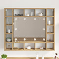 Vidaxl spiegel lichten 2 pcs wit 4.5 x 4.5 x 4.8 cm kunststof