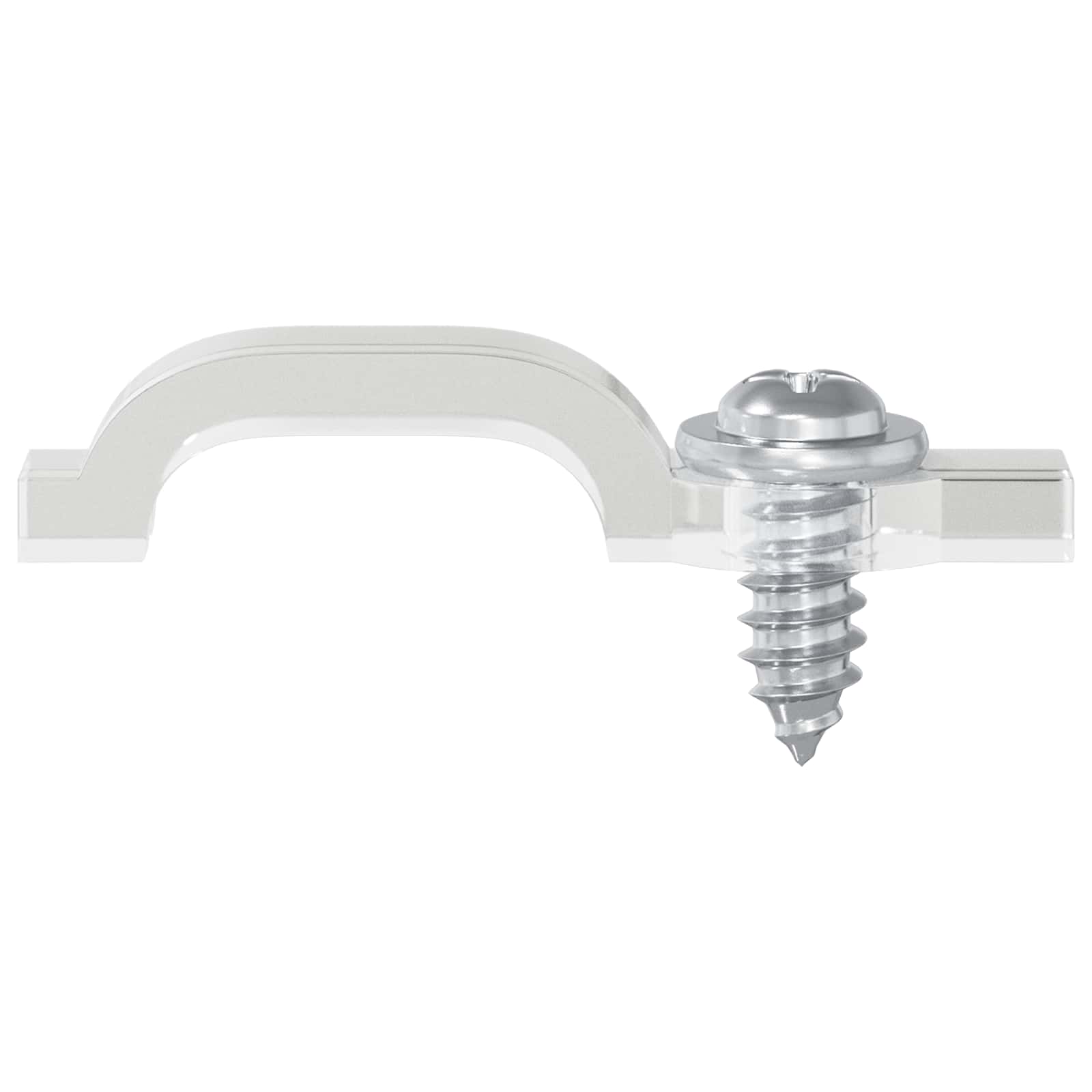 Vidaxl led strip clips 2 pcs doorzichtig 23,8 x 7,3 x 4,3 mm