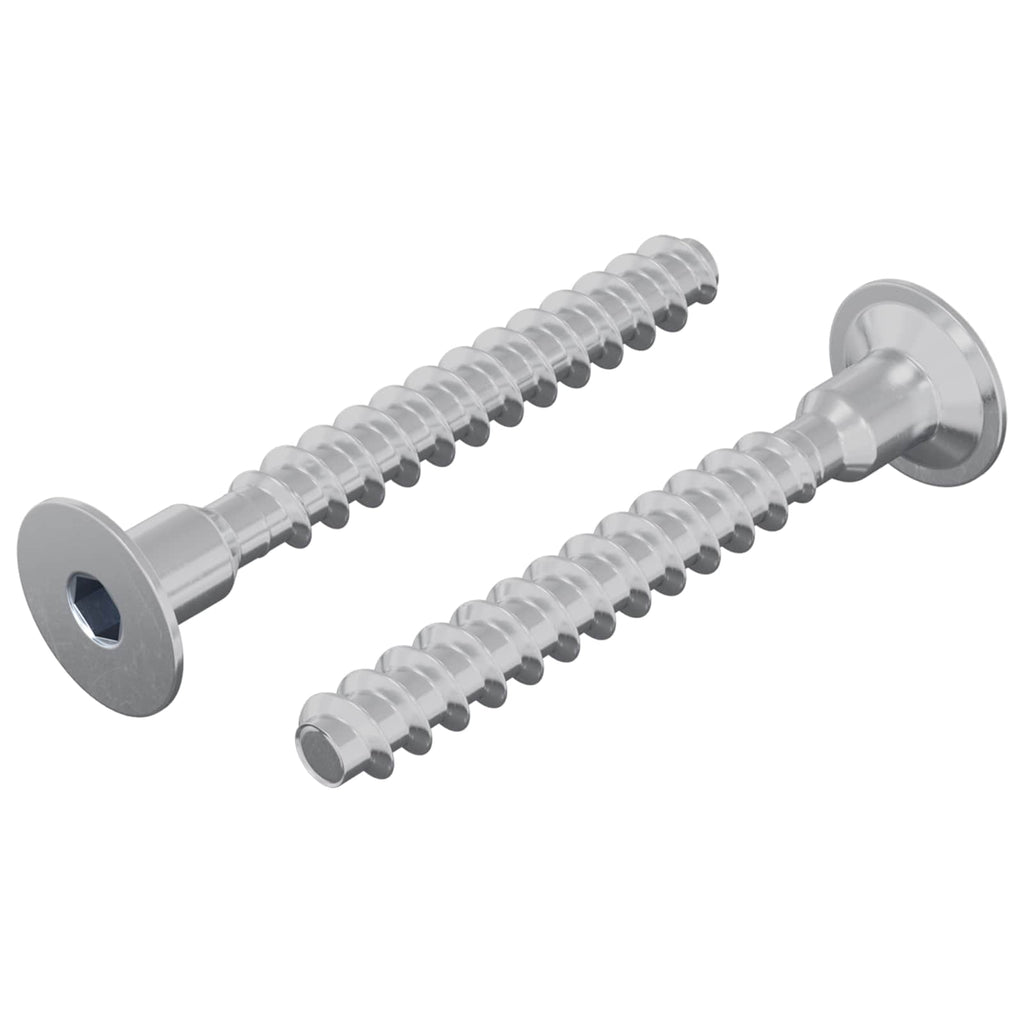 Vidaxl bout 2 pcs verzinkt 5 x 40 mm ijzer
