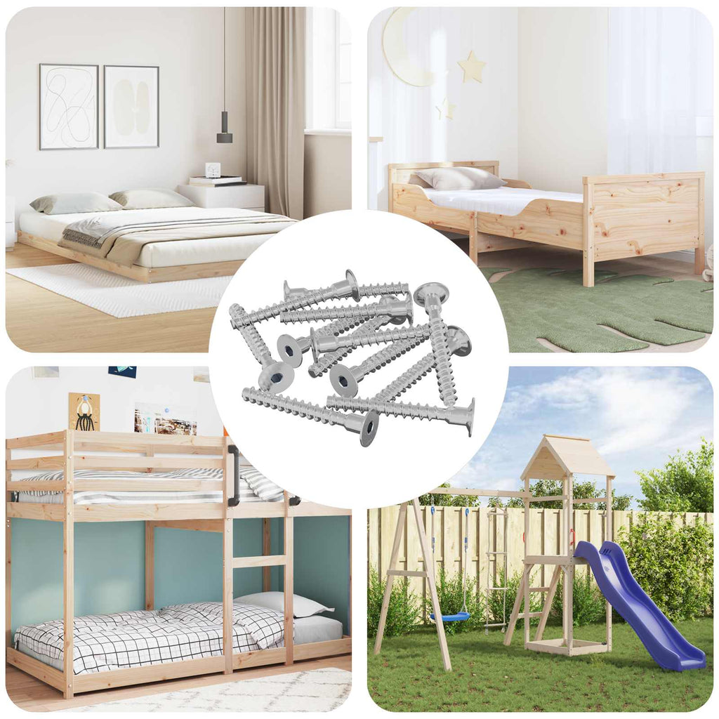 Vidaxl bout 5143 pcs verzinkt 5 x 40 mm ijzer