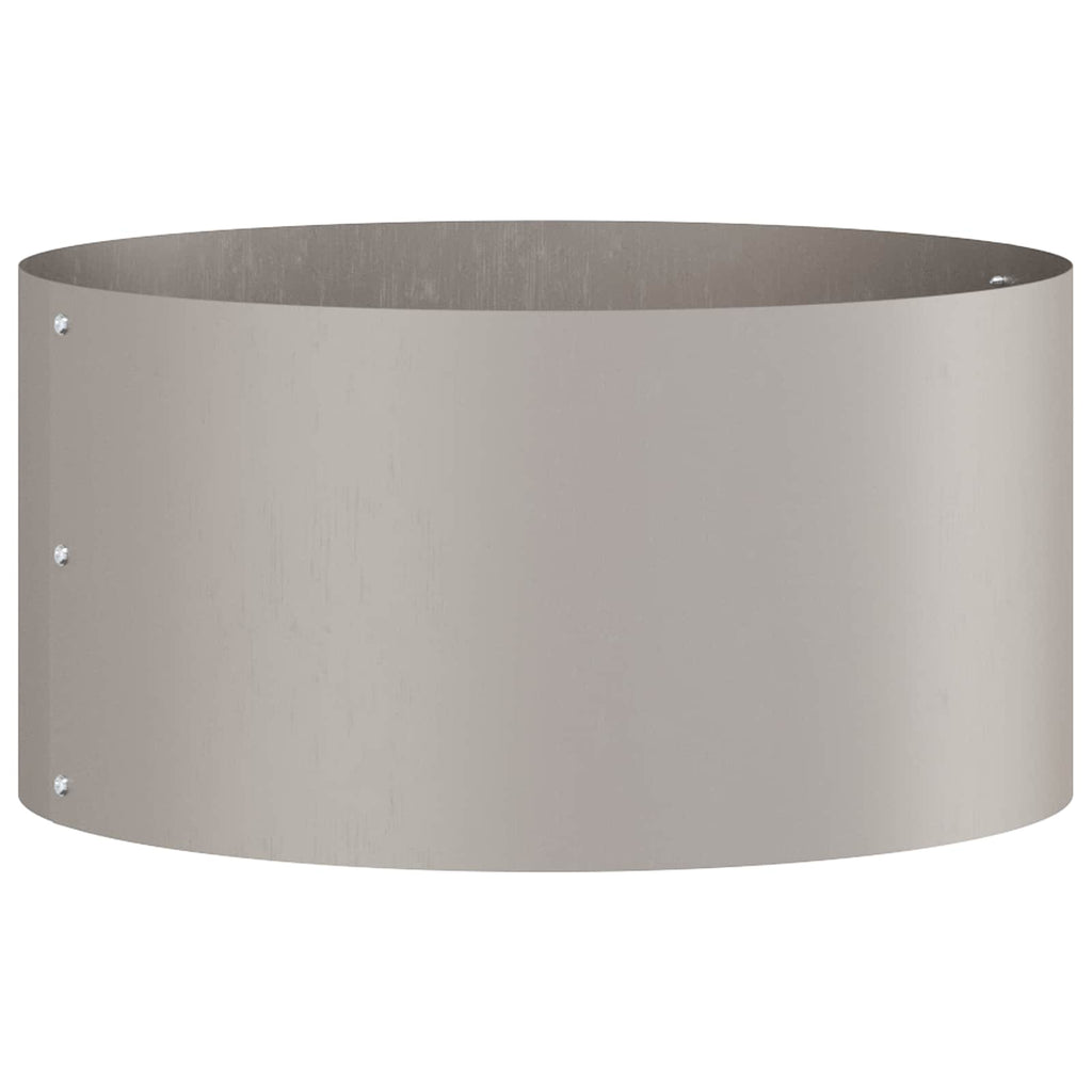Vidaxl plantenring bruin 40 x 40 x 20 cm cortenstaal