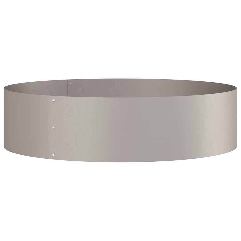 Vidaxl plantenring 5 pcs bruin 80 x 80 x 20 cm cortenstaal