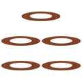 Vidaxl geschikt voor platte boomringen 5 pcs bruin ø40 70 cm