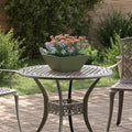 Vidaxl tuin bloempot 5 pcs olijf groen 35 x 35 x 15 cm