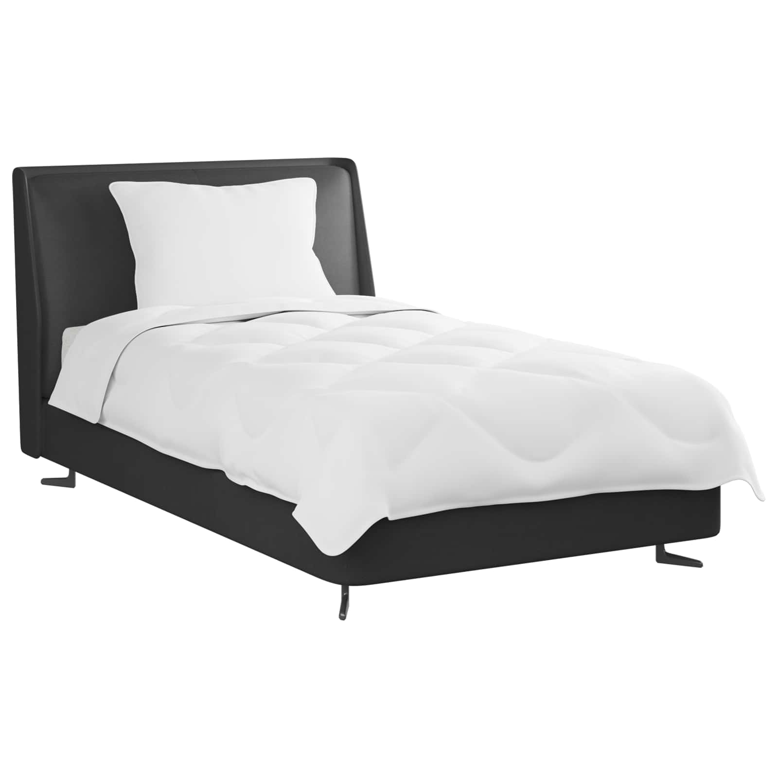 Vidaxl zomer dekbed met kussen 2 pcs wit microvezel