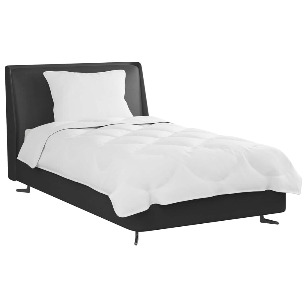Vidaxl dekbed set met kussen 2 st wit microfibre