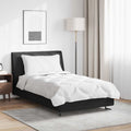 Vidaxl dekbed set met kussen 2 st wit microfibre