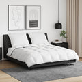 Vidaxl winter dekbed met kussen 3 pcs wit donsveertjes