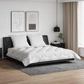 Vidaxl dekbed met kussen 3 st wit microfibre