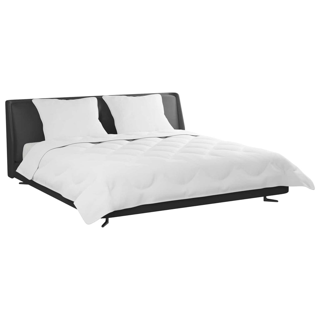 Vidaxl dekbed met kussen 3 st wit microfibre