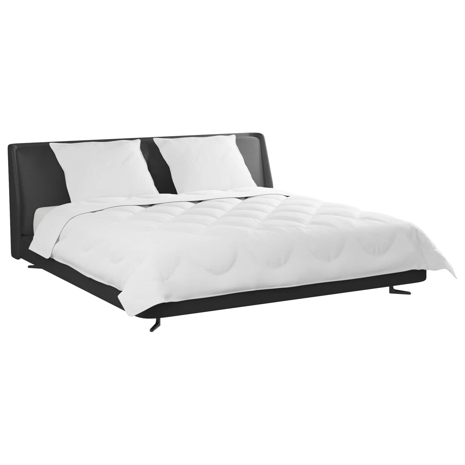 Vidaxl all-season dekbed met kussen 3 pcs wit microvezel