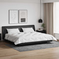 Vidaxl winter dekbed met kussen 3 pcs wit microvezel
