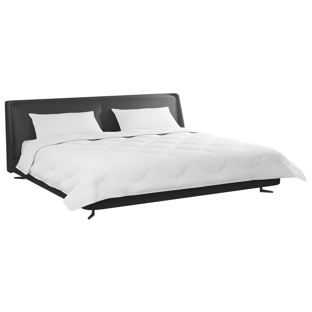Vidaxl winter dekbed met kussen 3 st wit microvezel