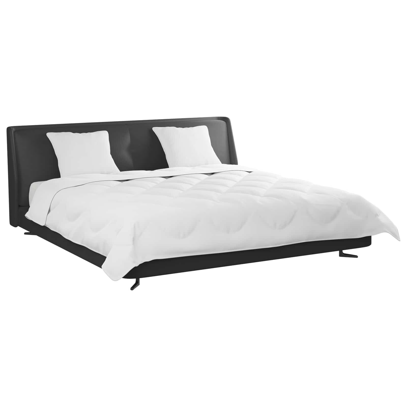 Vidaxl dekbed met kussen 3 pcs wit microfibre