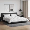 Vidaxl dekbed met kussen 3 pcs wit microfibre