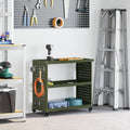 Vidaxl gereedschapswagen olijf groen 75 x 35 x 73 cm koudgewalst staal