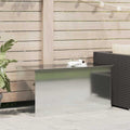 Vidaxl buitenopslagdoos zilver 100 x 50,5 x 50 cm staal